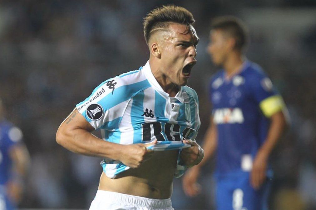 Racing, Lautaro Martínez y un debut lleno de goles