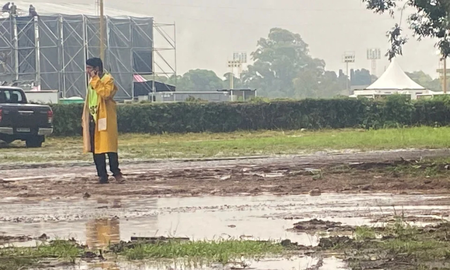 El hipódromo de San Isidro es un barrial: ¿peligra el Lollapalooza? El hipódromo de San Isidro es un barrial: ¿peligra el Lollapalooza?