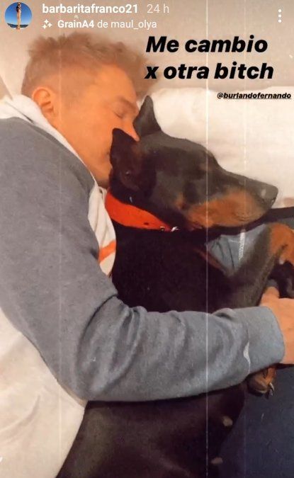 La tercera en discordia entre Fernando Burlando y Barby Franco.