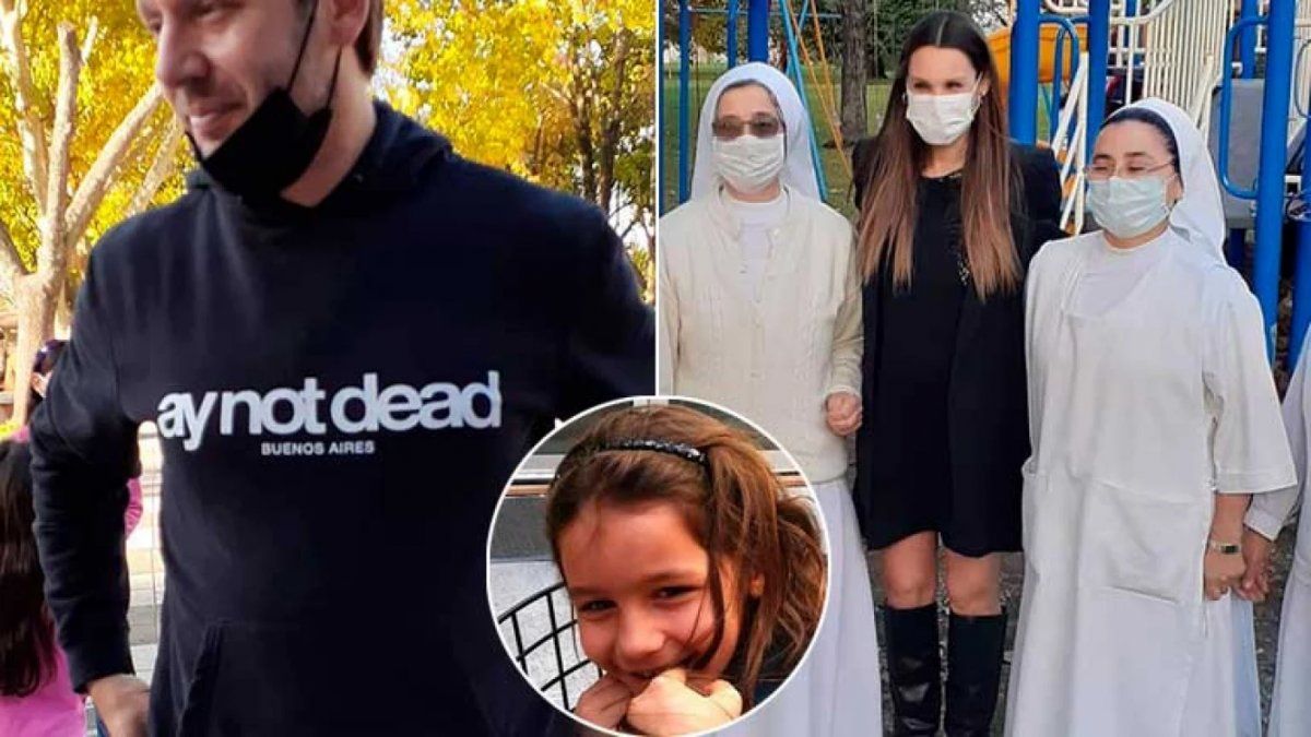 Benjamín Vicuña acompañó a Pampita y sus hijos en el homenaje a Blanca