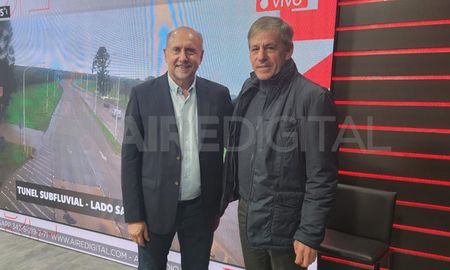 Perotti y Jatón se encontraron en los estudios de AIRE, en la recta final hacia los comicios del domingo. Perotti y Jatón se encontraron en los estudios de AIRE, en la recta final hacia los comicios del domingo.
