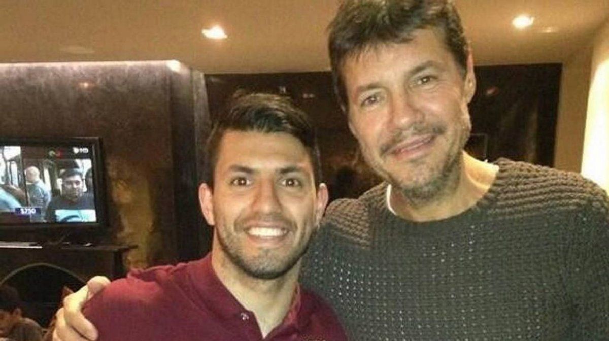 Marcelo Tinelli le tiene mucho cariño al Kun Agüero.