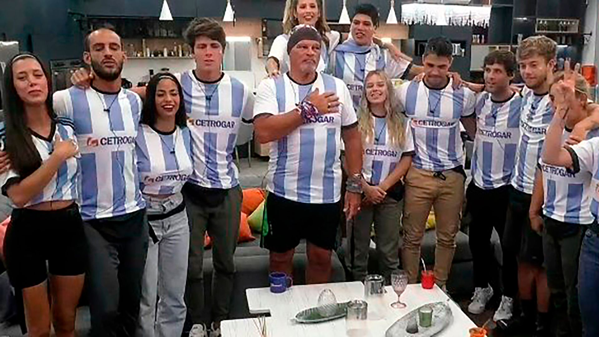 Los participantes de Gran Hermano pudieron ver los partidos de la Selección Argentina.