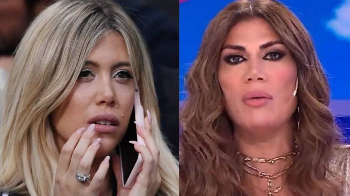 Wanda Nara y Florencia de la V