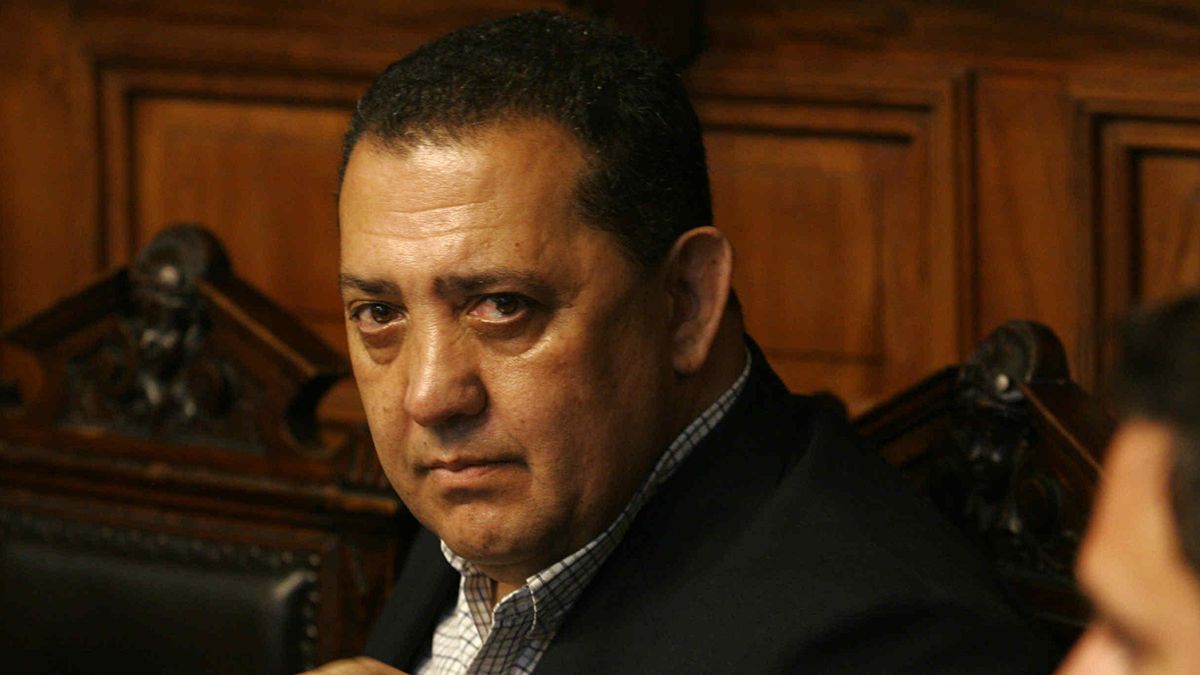 El l&iacute;der piquetero Luis DEl&iacute;a.