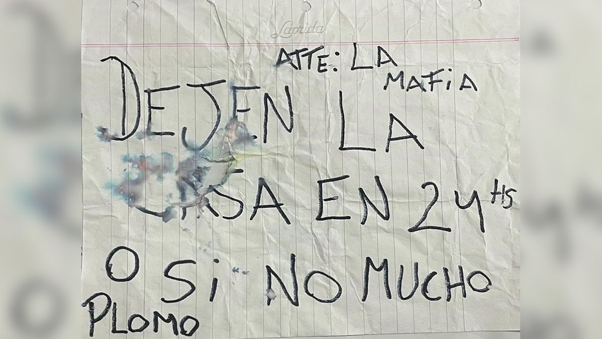 El mensaje que recibió un gendarme que fue amenazado por los narcos para dejar su casa.