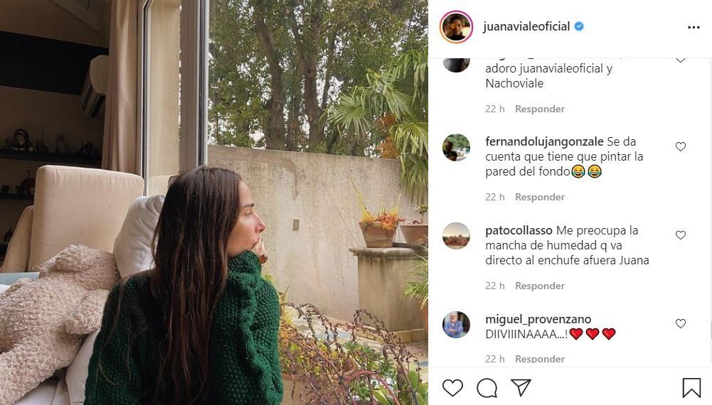 Los insólitos detalles de la casa de Juana Viale que provocaron una lluvia de críticas y advertencias de sus seguidores.