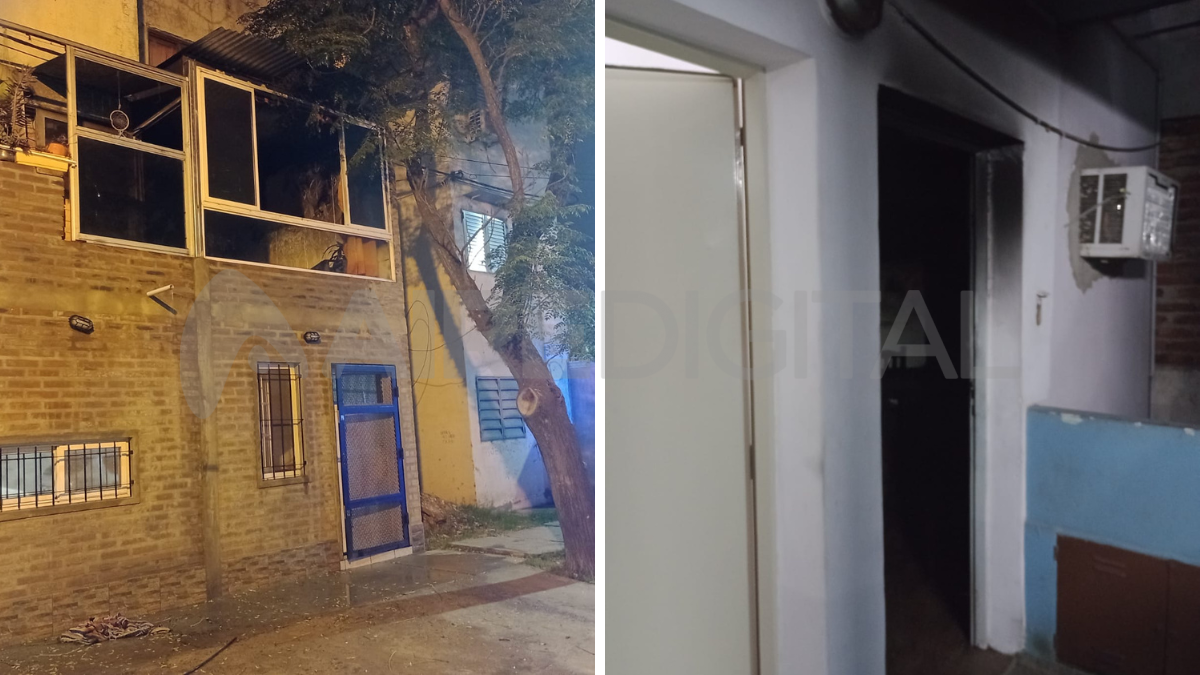 Se prendió fuego un departamento en el barrio Don Bosco