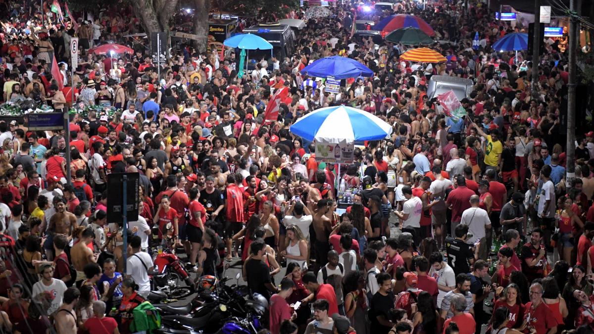 Brasil festejó el triunfo de Lula tras el balotaje. Foto: Julián Álvarez.