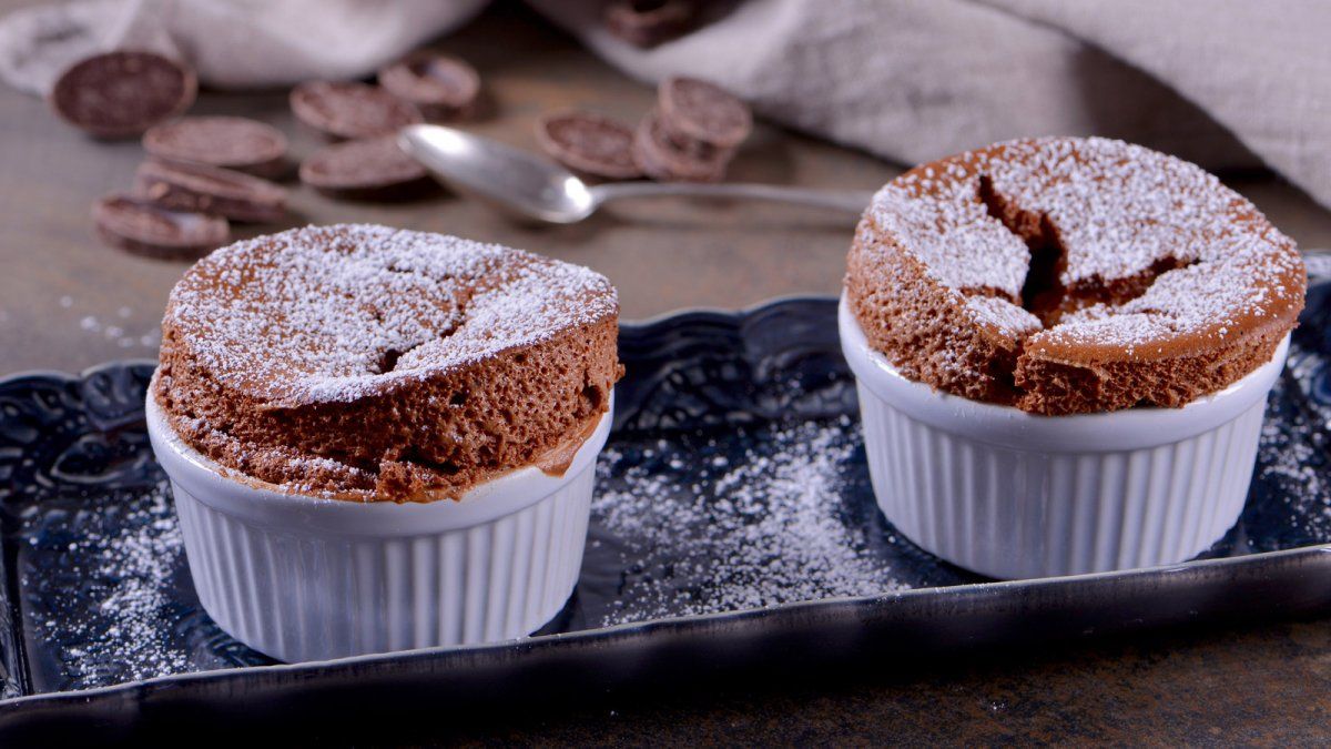 Soufflé de chocolate