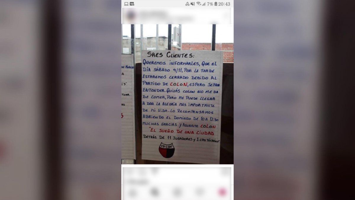 El mensaje de un fan&aacute;tico sabalero que se viraliz&oacute;.