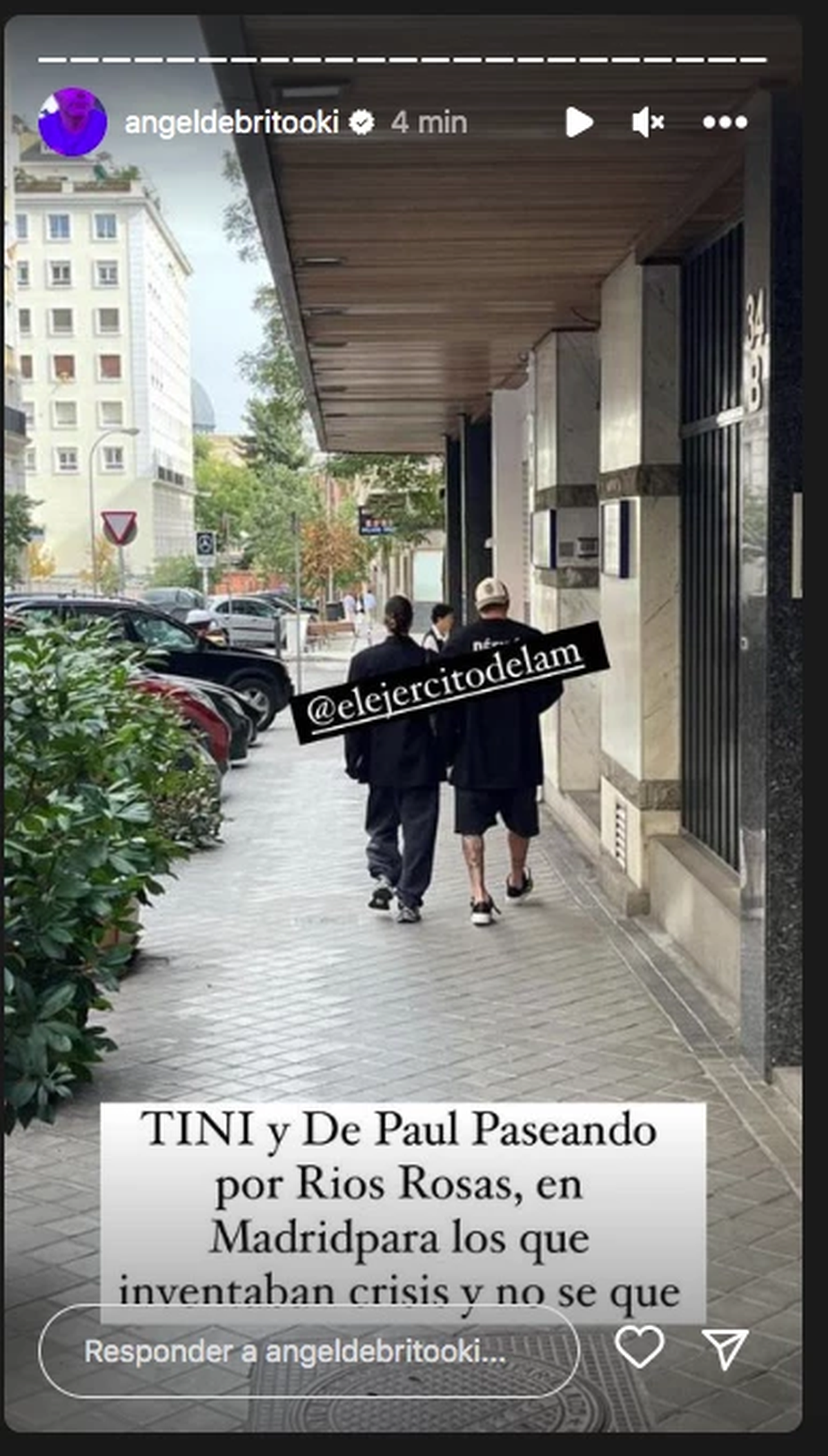 Las fotos de Tini Stoessel y Rodrigo De Paul juntos en Madrid: no hay tal crisis