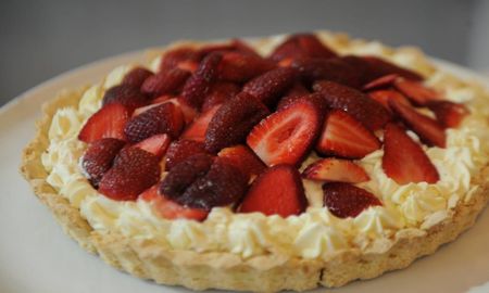Tarta de frutillas, by Elba Rodríguez. Tarta de frutillas, by Elba Rodríguez.