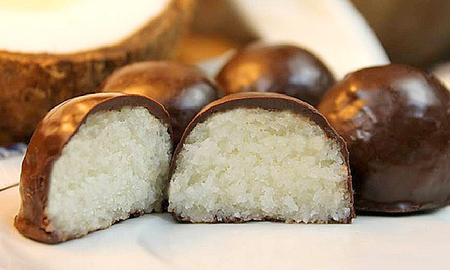 Cómo hacer unos bombones de coco Cómo hacer unos bombones de coco