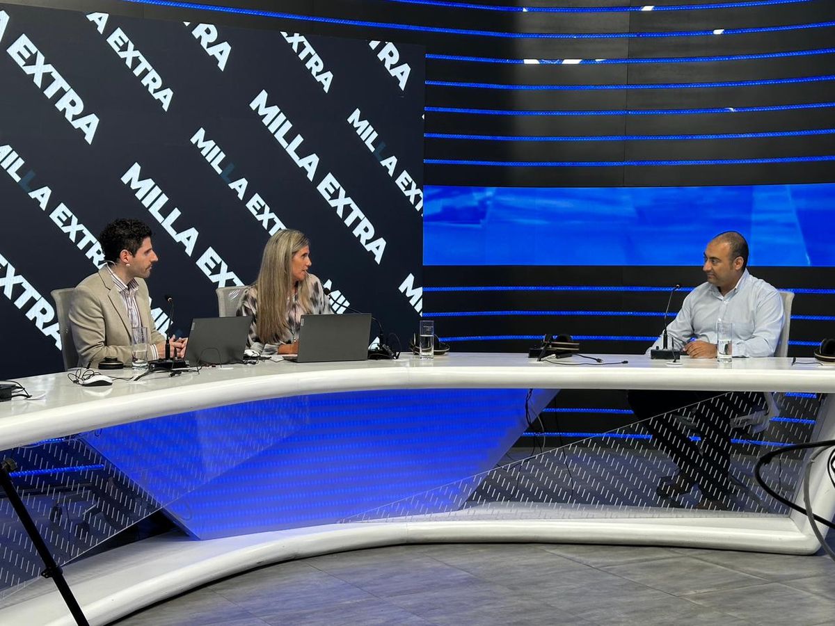 .Matías Cabral, gerente de ingeniería de Sotic, en el programa Milla Extra de AIRE.  