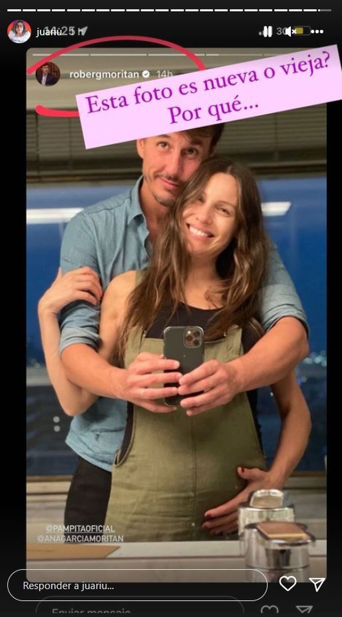 Pampita podría estar esperando un nuevo bebé con Roberto García Moritán.