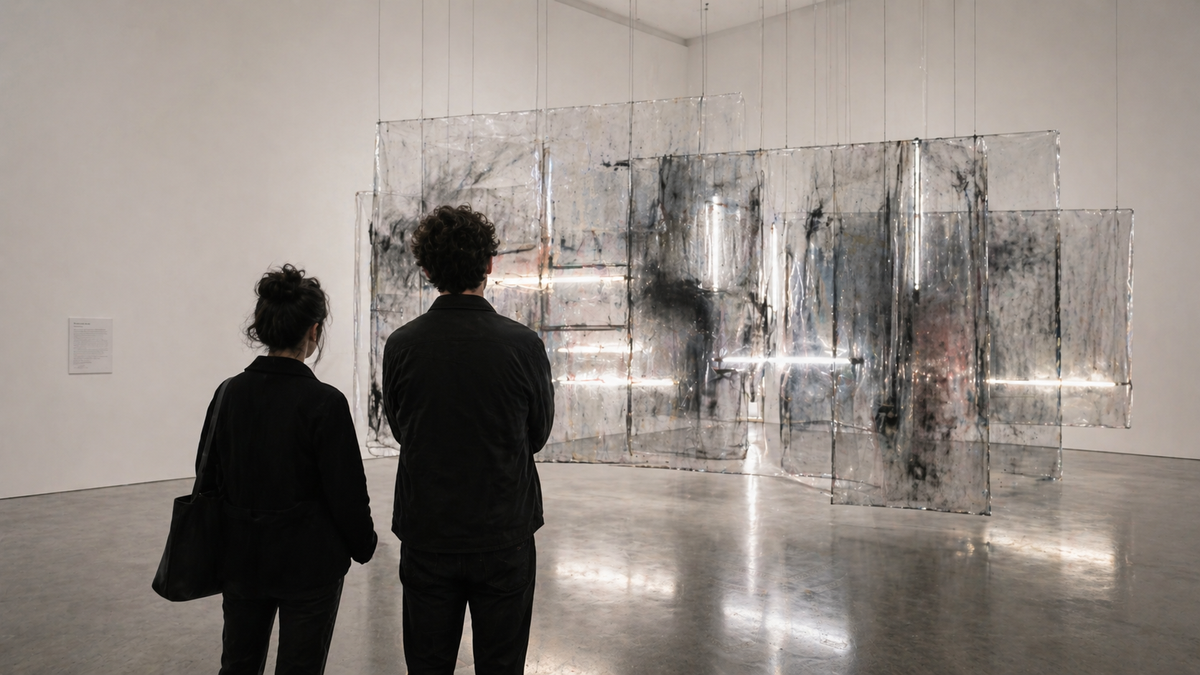 Se presentó +Feria la muestra de arte contemporáneo de Santa Fe.