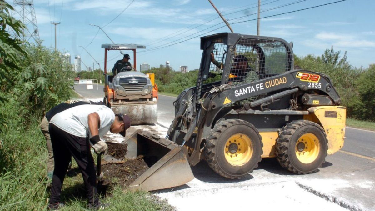 Se realizan intervenciones que comprenden m&aacute;s de 590 m2 de superficie en calle Demetrio G&oacute;mez de Alto Verde.