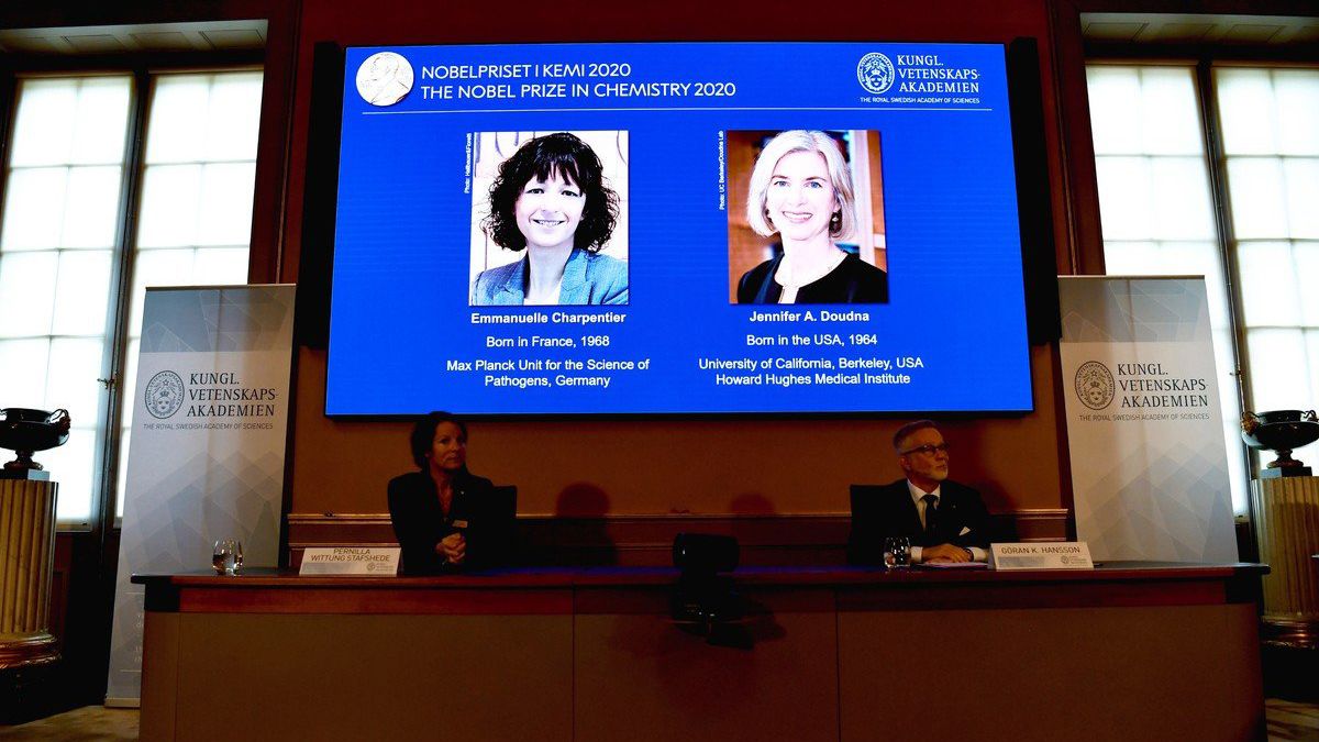 Emmanuelle Charpentier y Jennifer Doudna se convirtieron en la sexta y séptima mujer que ganan un Nobel de Química desde 1901.
