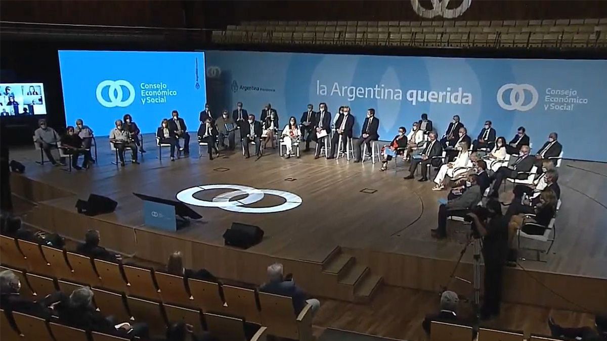 El presidente Alberto Fernández anunció este viernes la creación del Consejo Económico y Social en el CCK