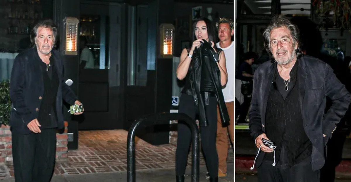 Al Pacino y Noor Alfallah.