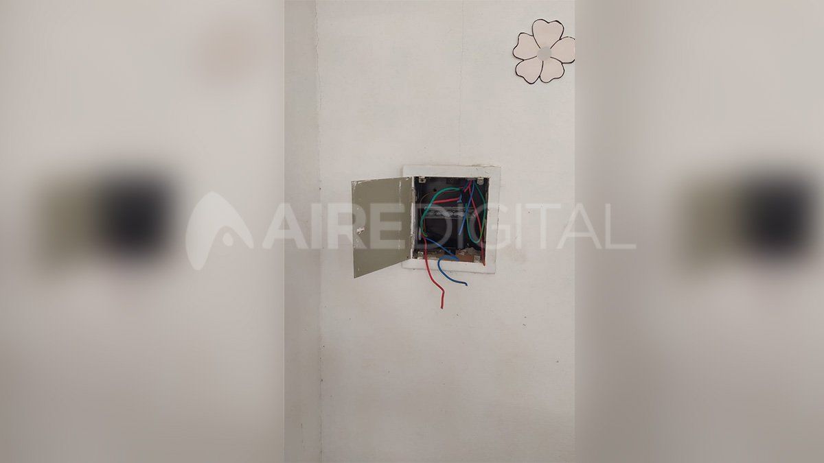 Vandalizaron y robaron gran parte de la instalación eléctrica