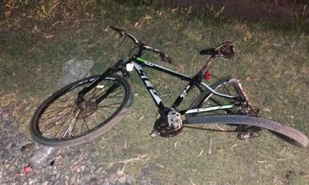 Así quedó la bicicleta de la víctima fatal. Así quedó la bicicleta de la víctima fatal.