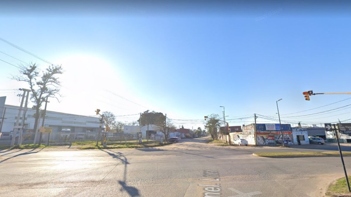 Blas Parera y Coronel Loza. Aquí fue interceptada la víctima por su violenta pareja.