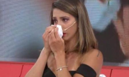 Cinthia Fernández y un triste momento. Cinthia Fernández y un triste momento.