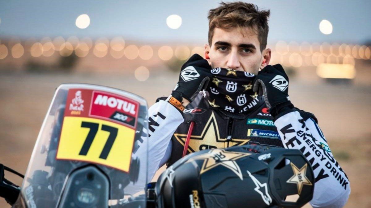 Luciano Benavides abandonó el Rally Dakar por una caída y posterior lesión en el hombro.