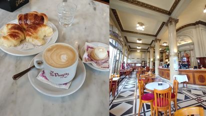 ¿Cuánto cuesta un capuccino a la italiana con crema en Las Violetas?