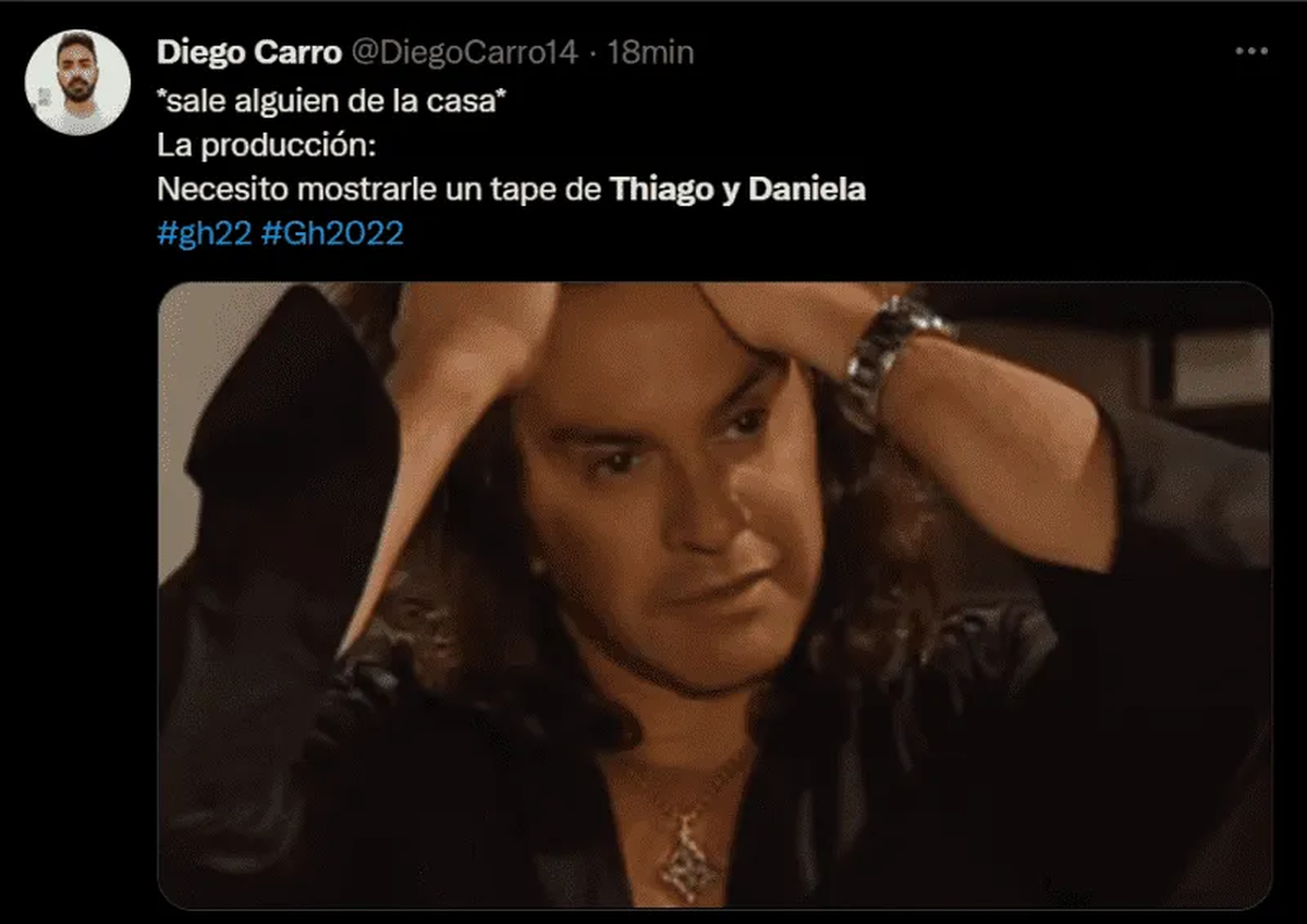 Llovieron los memes por la noche de pasión entre Thiago y Daniela de Gran Hermano