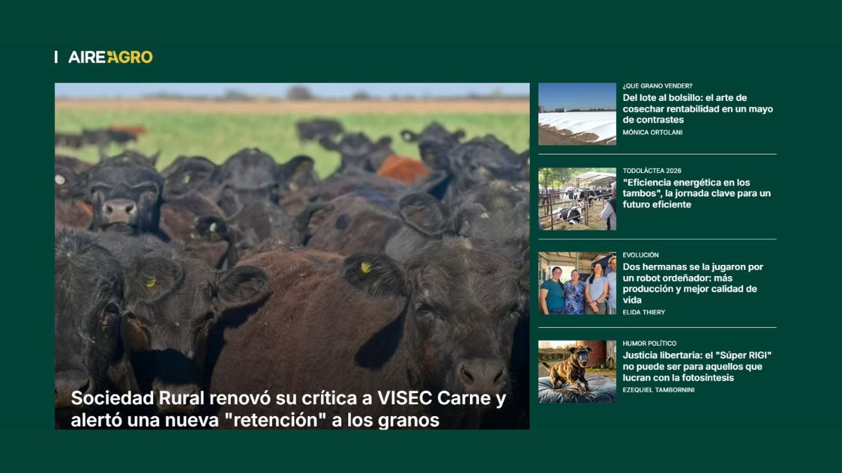 Aire Agro también tiene su lugar destacado. Aire Agro también tiene su lugar destacado.