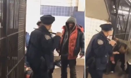 La insólita pelea entre un policía y cinco borrachos en el subte de Nueva York