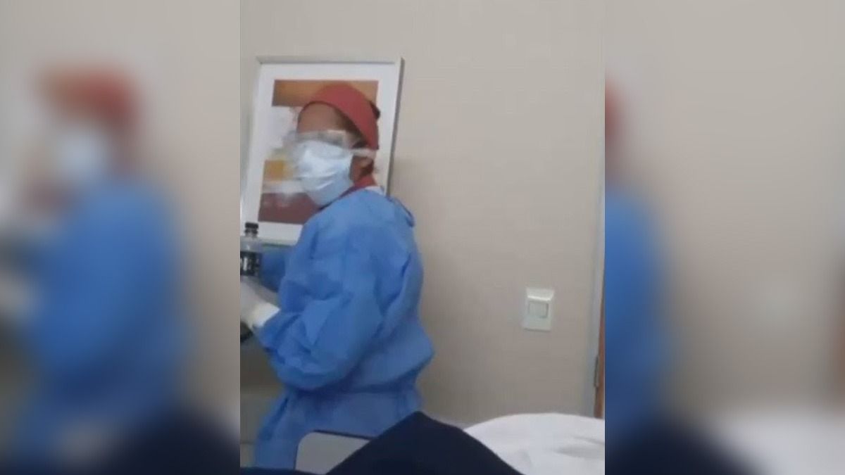 El video que grab&oacute; el paciente afectado por coronavirus.&nbsp;