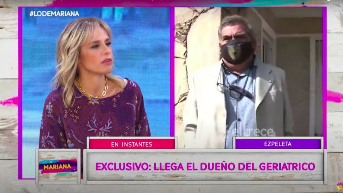 El dueño del geriátrico trucho de Quilmes ninguneó a Mariana Fabbiani en vivo&nbsp;