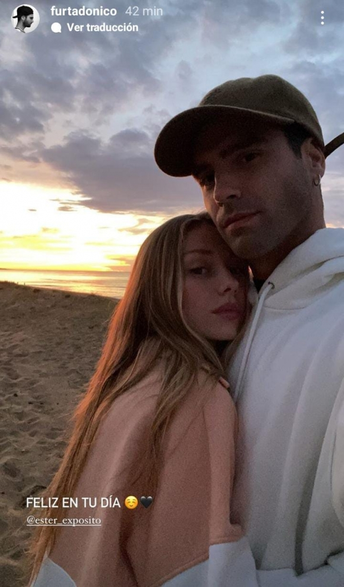 Nicolás Furtado celebró el cumpleaños de Ester Expósito.