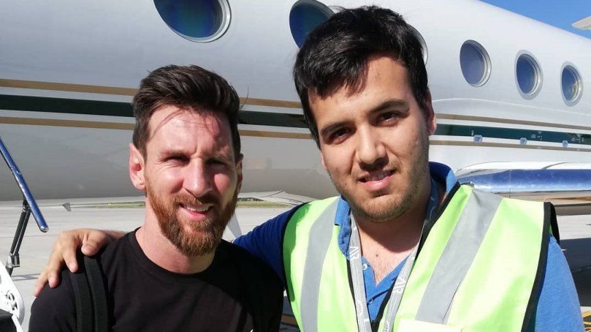 Lionel Messi está en Argentina