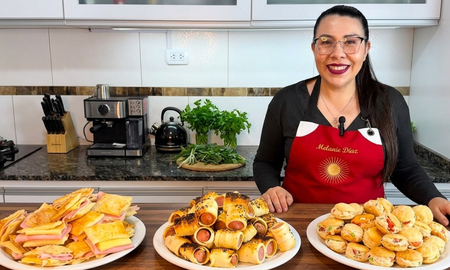 3 ideas de snacks para cumpleaños con masa de tarta. 3 ideas de snacks para cumpleaños con masa de tarta.