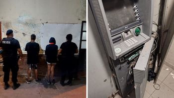 Un hombre y una mujer quedaron detenidos por un intento de robo a un cajero automático