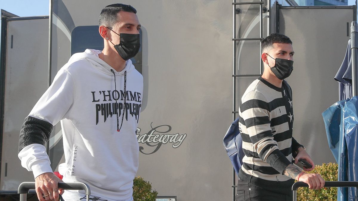 Ángel Di María y Leandro Paredes llegaron al país para sumarse a la Selección Argentina de cara a la doble fecha por Eliminatorias Sudamericanas.