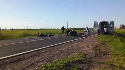 Accidente fatal en ruta 10: falleció un motociclista tras chocar con otra moto