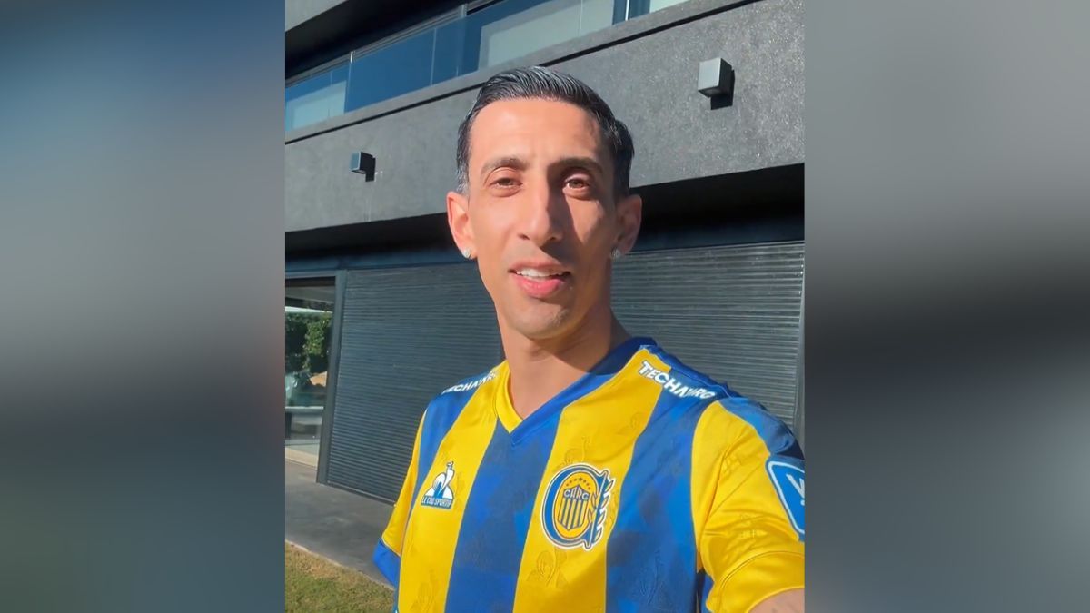 Di María saludó a los hinchas de Rosario Central y se mostró ansioso de volver a pisar el Gigante de Arroyito.