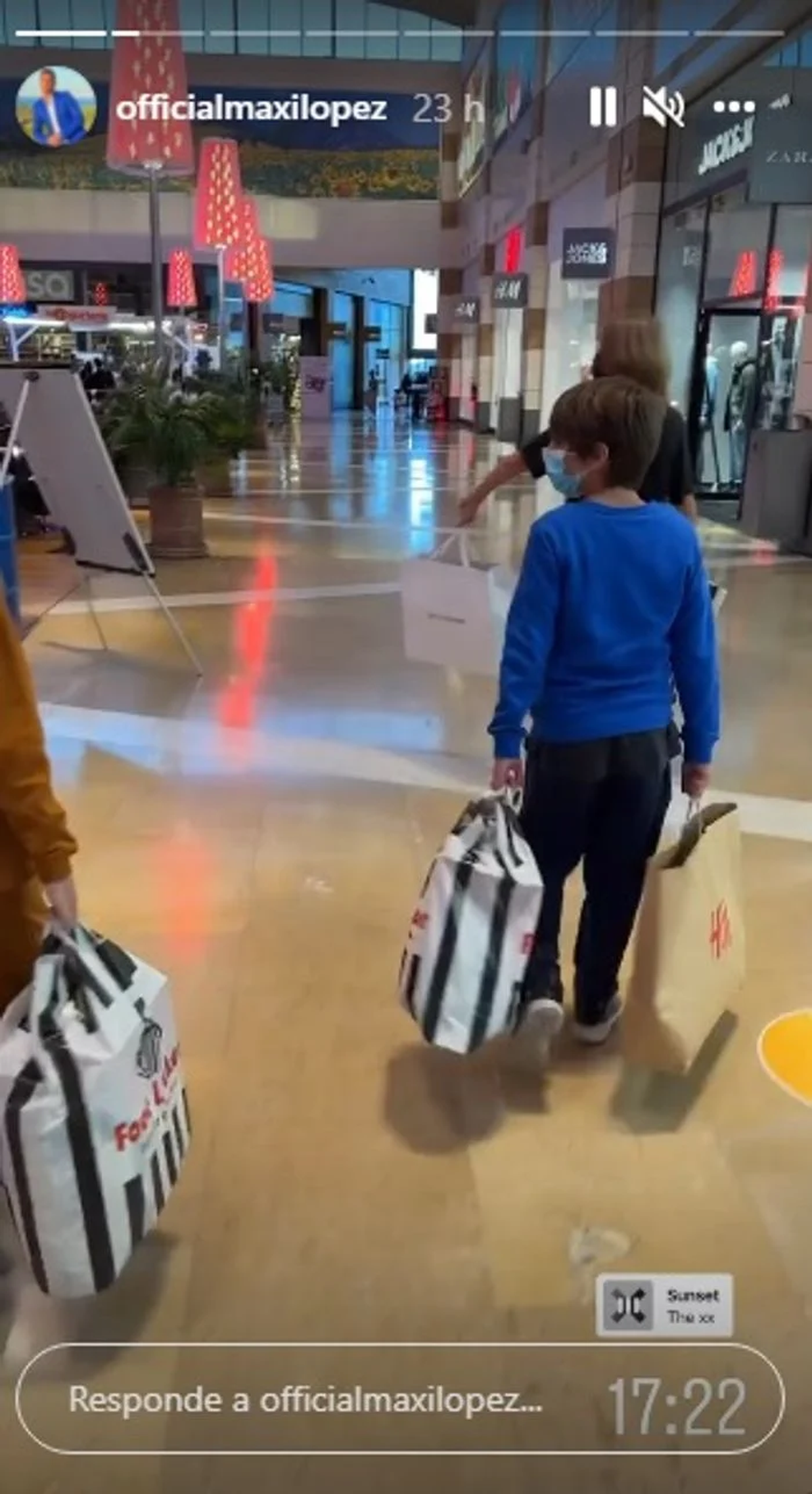 Maxi L&oacute;pez chicane&oacute; a Mauro Icardi tras mostrar a sus hijos con bolsas de H&M.&nbsp;
