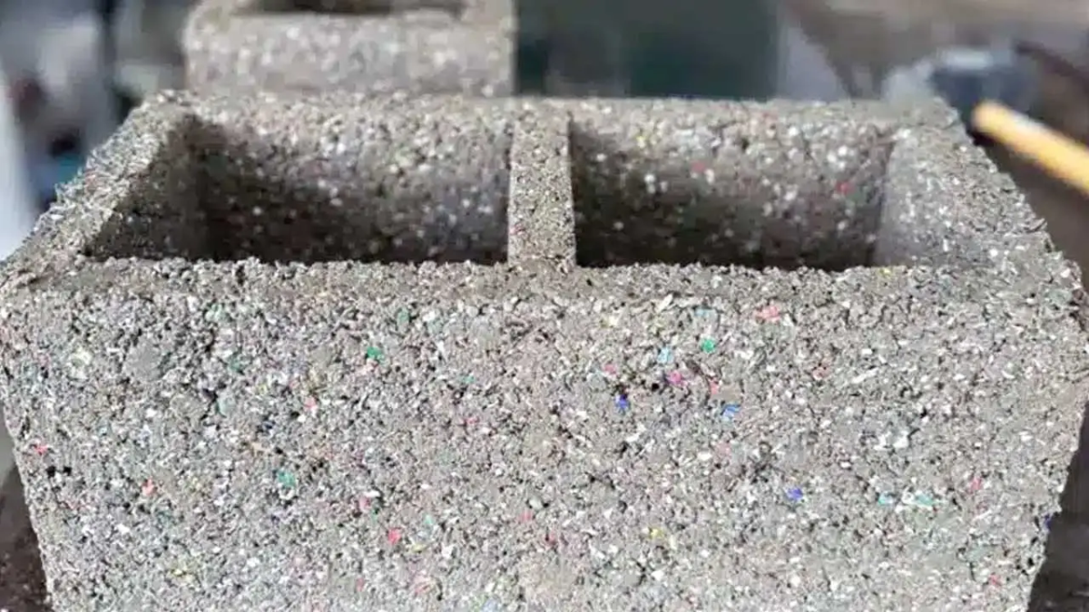 Ladrillos de plástico reciclado. Ladrillos de plástico reciclado.