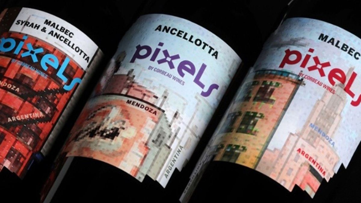 Pixels es el vino joven de la Bodega Corbeau
