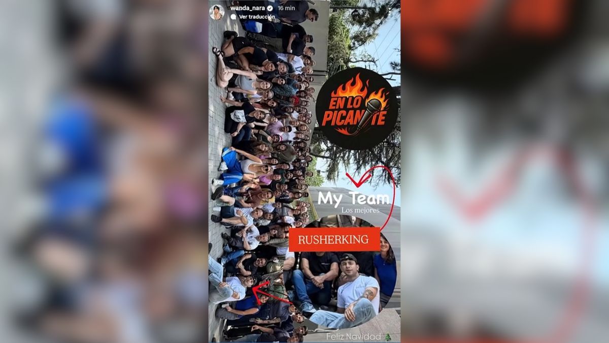 A trav&eacute;s de una historia de Instagram, Wanda Nara revel&oacute; que Rusherking integrar&iacute;a parte del staff de MasterChef.