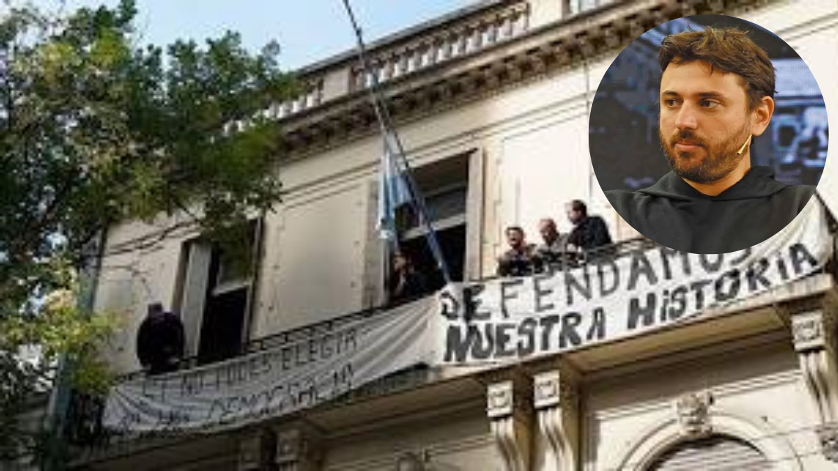 Este sábado por la tarde la Policía detuvo a Juan Grabois tras atrincherarse en el histórico Instituto Juan Domingo Perón.