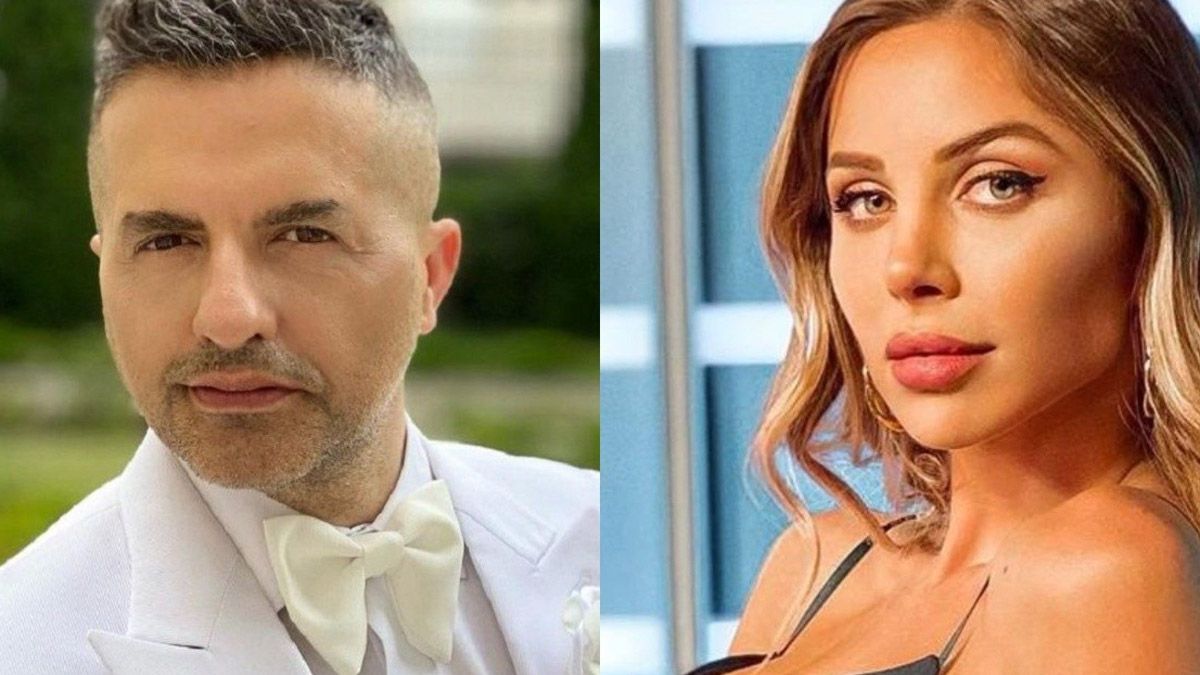 Romina Malaspina se enojó con Ángel de Brito y lo plantó en el móvil