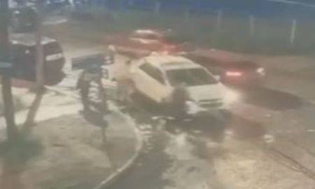 Los registros de las cámaras marcaron el inicio del recorrido de la camioneta blanca.